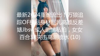 最新2024重磅流出！万狼追踪OF极品身材巨乳高颜反差婊Jbsw成人剧情私拍，女女百合3P夹击高潮喷水 (10)