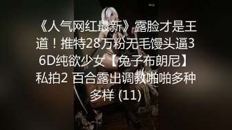 《人气网红最新》露脸才是王道！推特28万粉无毛馒头逼36D纯欲少女【兔子布朗尼】私拍2 百合露出调教啪啪多种多样 (11)