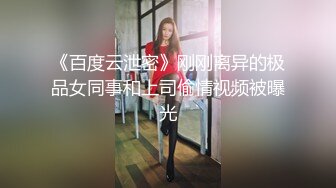 《百度云泄密》刚刚离异的极品女同事和上司偷情视频被曝光